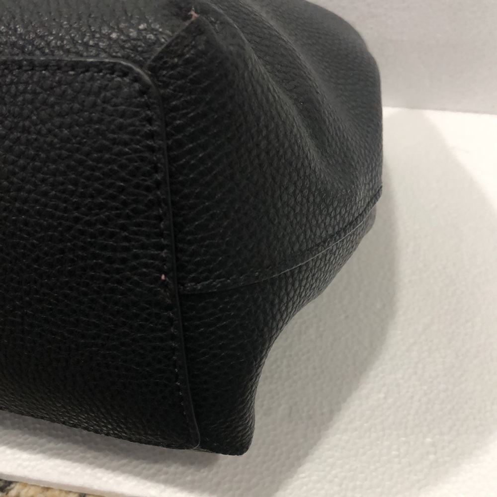 Kate Spade Black Pebble LeatherTote with Bow Accent-EUC - Picture 8 of 11